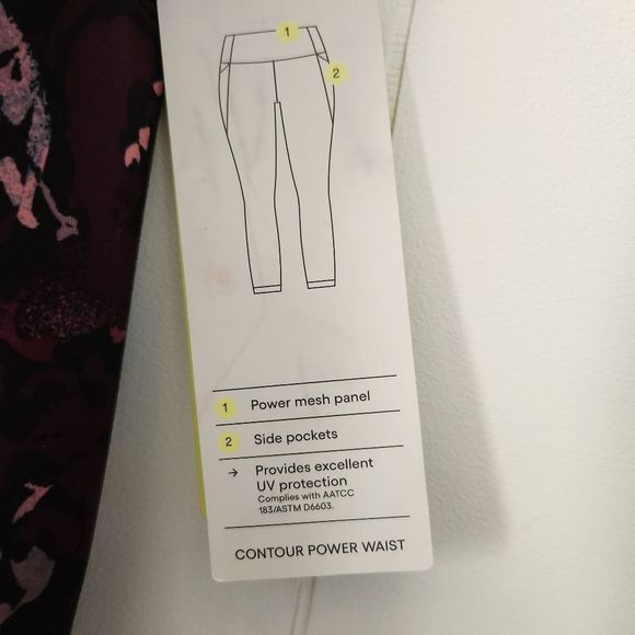 All in Motion Contour Power Waist High-Rise 7/8 Leggings - Picture 4 of 9